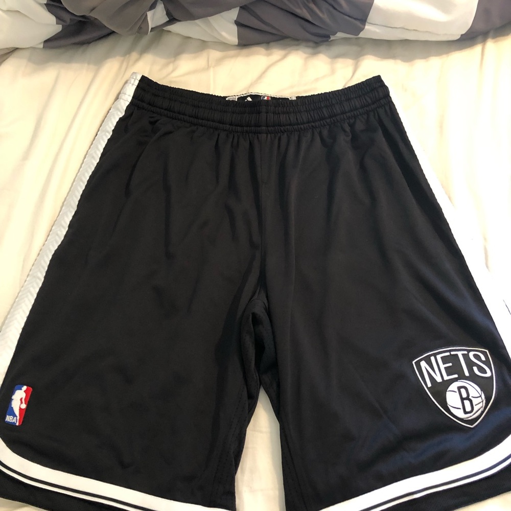 Adidas Authentic Brooklyn Nets shorts.